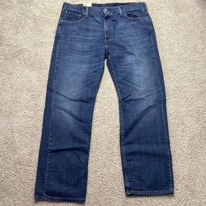 Levi Strauss and Co. loose straight fit 569 36x32 straight leg blue denim jeans.